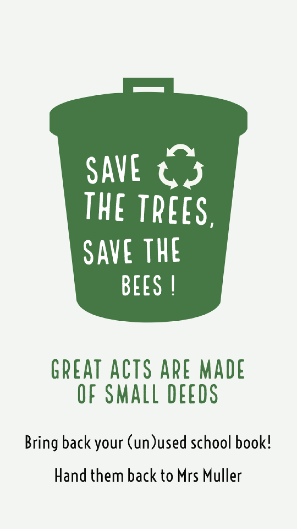 Save the trees